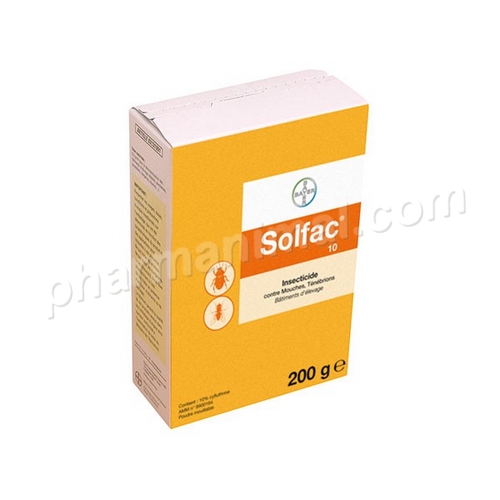SOLFAC 10 b/200 g pdr ext BAYER